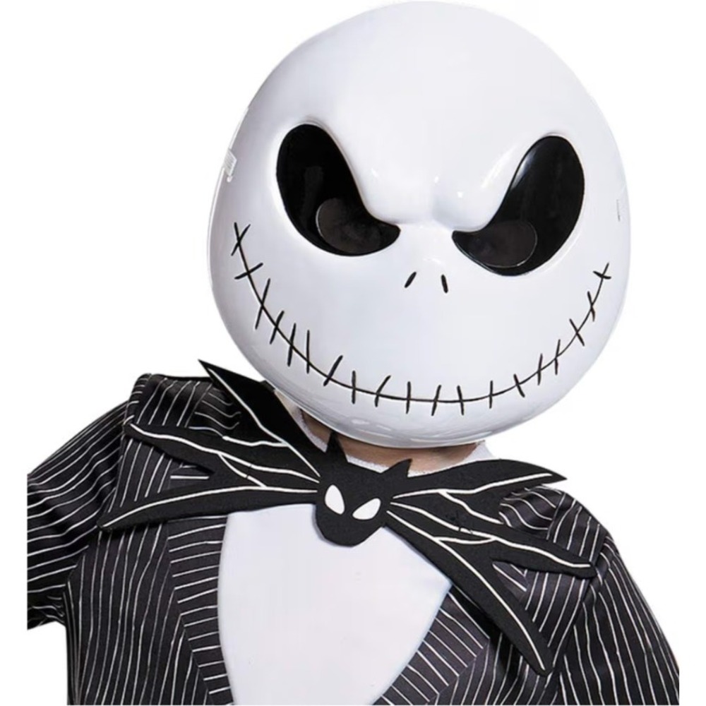 Disney Jack Skellington Nightmare‎ Before Christmas Costume Boys Large 10-12 NEW - Picture 2 of 9